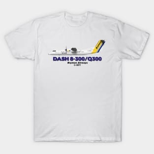 DeHavilland Canada Dash 8-300/Q300 - Brymon Airways T-Shirt